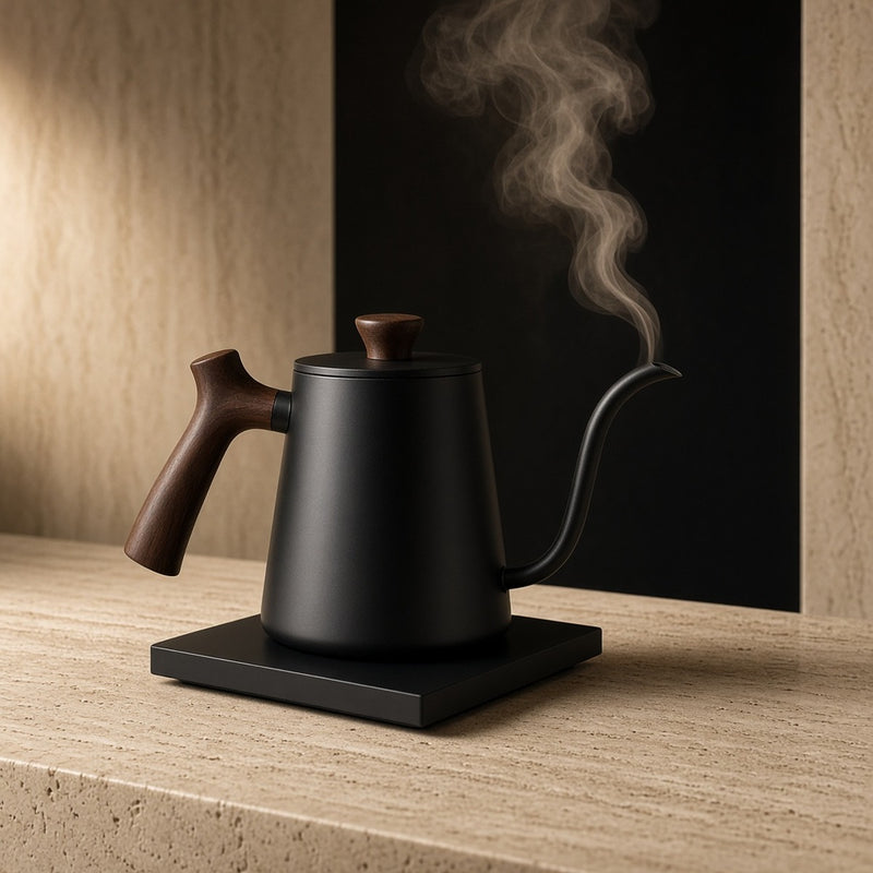 Vespera Bar — Obsidian Variable-Temp Gooseneck Pour-Over Kettle