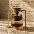 Vespera Bar — Borosilicate & Walnut Pour-Over Carafe System